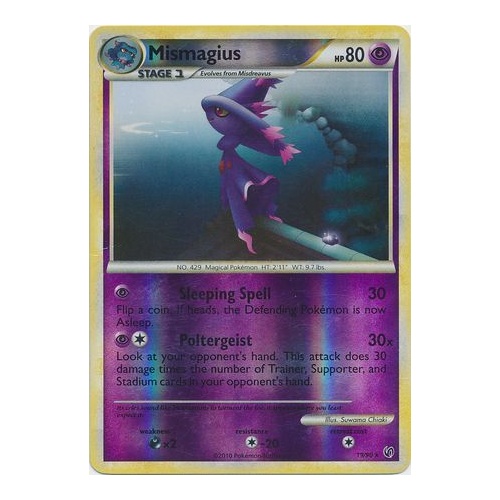 Mismagius 19/90 HS Undaunted Reverse Holo Rare Pokemon Card NEAR MINT TCG