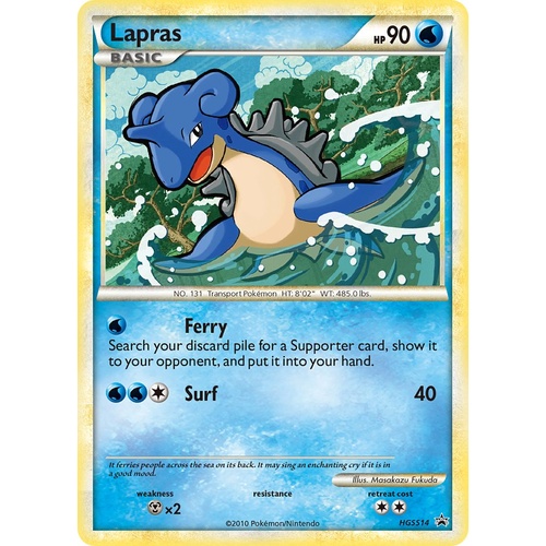 Lapras HS14 HS Black Star Promo Pokemon Card NEAR MINT TCG
