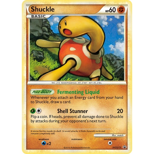 Shuckle HS15 HS Black Star Promo Pokemon Card NEAR MINT TCG