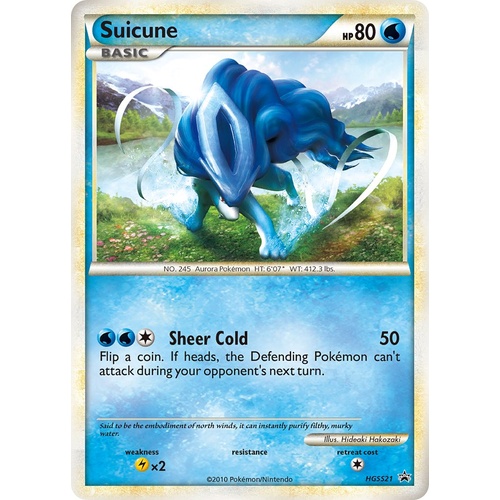 Suicune HS21 HS Black Star Promo Pokemon Card NEAR MINT TCG