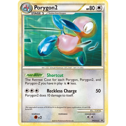 Porygon2 HS23 HS Black Star Promo Pokemon Card NEAR MINT TCG