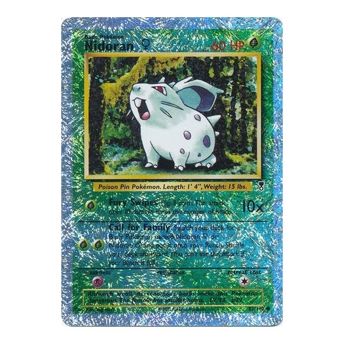Nidoran 82/110 Legendary Collection Reverse Holo Common Pokemon Card NEAR MINT TCG