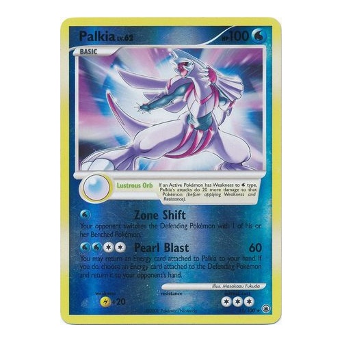 Palkia 11/100 DP Majestic Dawn Reverse Holo Rare Pokemon Card NEAR MINT TCG