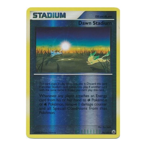 Dawn Stadium 79/100 DP Majestic Dawn Reverse Holo Uncommon Trainer Pokemon Card NEAR MINT TCG