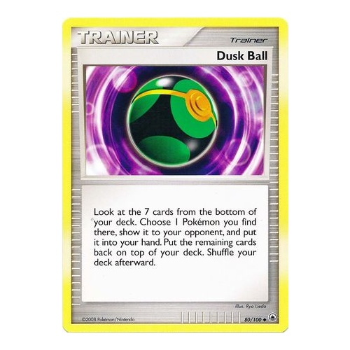 Dusk Ball 80/100 DP Majestic Dawn Reverse Holo Uncommon Trainer Pokemon Card NEAR MINT TCG