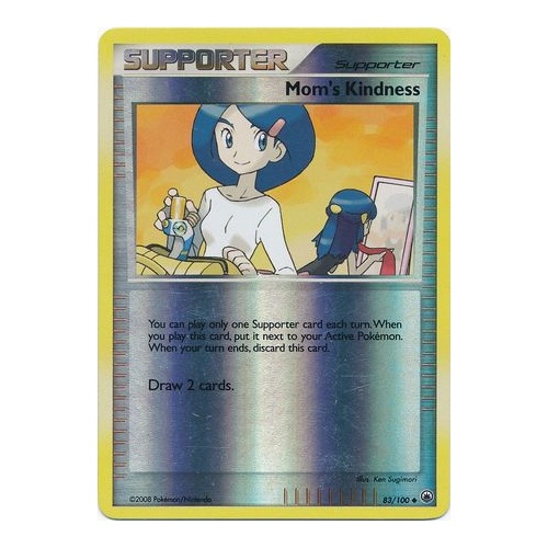 Mom's Kindness 83/100 DP Majestic Dawn Reverse Holo Uncommon Trainer Pokemon Card NEAR MINT TCG
