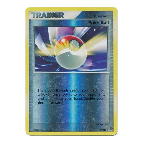 Poke Ball 85/100 DP Majestic Dawn Reverse Holo Uncommon Trainer Pokemon Card NEAR MINT TCG