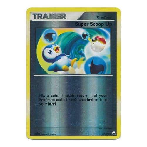 Super Scoop Up 87/100 DP Majestic Dawn Reverse Holo Uncommon Trainer Pokemon Card NEAR MINT TCG