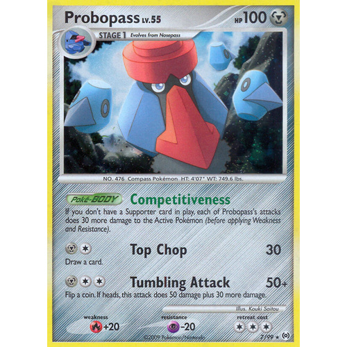 Probopass 7/99 Platinum Arceus Holo Rare Pokemon Card NEAR MINT TCG