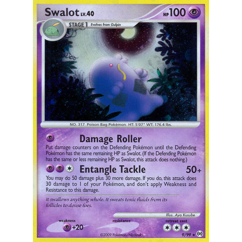 Swalot 9/99 Platinum Arceus Holo Rare Pokemon Card NEAR MINT TCG