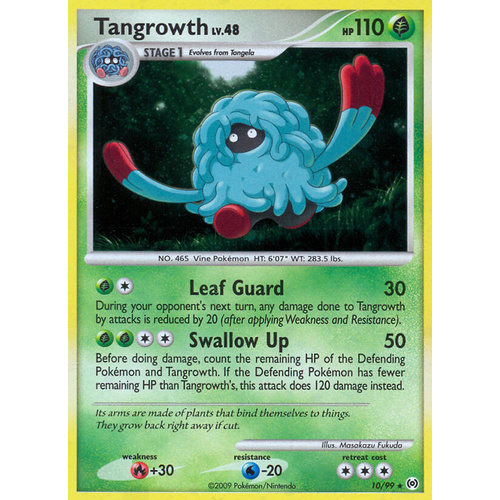 Tangrowth 10/99 Platinum Arceus Holo Rare Pokemon Card NEAR MINT TCG