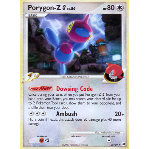 Porygon-Z G 26/99 Platinum Arceus Rare Pokemon Card NEAR MINT TCG