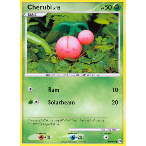 Cherubi 60/99 Platinum Arceus Common Pokemon Card NEAR MINT TCG