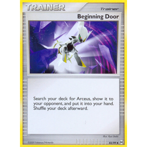 Beginning Door 82/99 Platinum Arceus Uncommon Trainer Pokemon Card NEAR MINT TCG