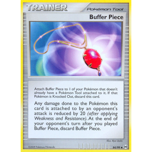 Buffer Piece 84/99 Platinum Arceus Uncommon Trainer Pokemon Card NEAR MINT TCG
