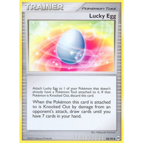 Lucky Egg 88/99 Platinum Arceus Uncommon Trainer Pokemon Card NEAR MINT TCG