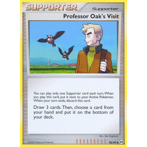Professor Oak's Visit 90/99 Platinum Arceus Uncommon Trainer Pokemon Card NEAR MINT TCG