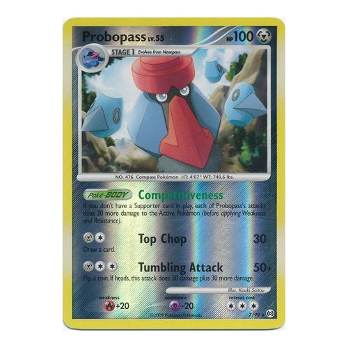 Probopass 7/99 Platinum Arceus Reverse Holo Rare Pokemon Card NEAR MINT TCG