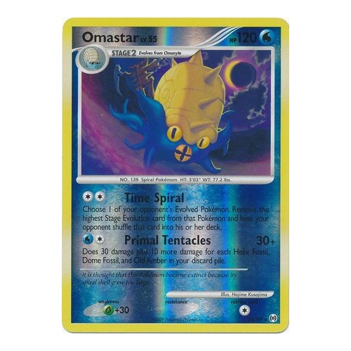 Omastar 23/99 Platinum Arceus Reverse Holo Rare Pokemon Card NEAR MINT TCG