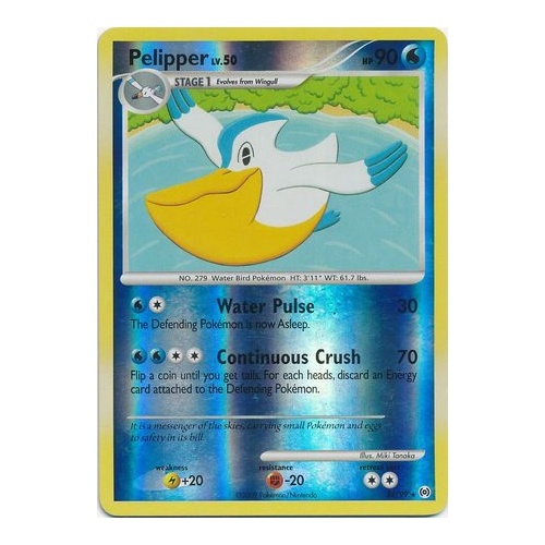 Pelipper 24/99 Platinum Arceus Reverse Holo Rare Pokemon Card NEAR MINT TCG