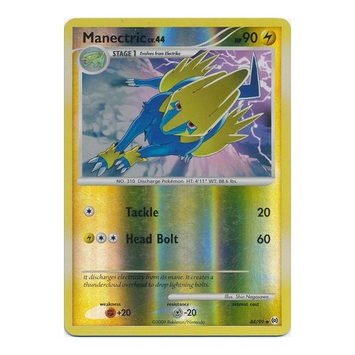 Manectric 44/99 Platinum Arceus Reverse Holo Uncommon Pokemon Card NEAR MINT TCG