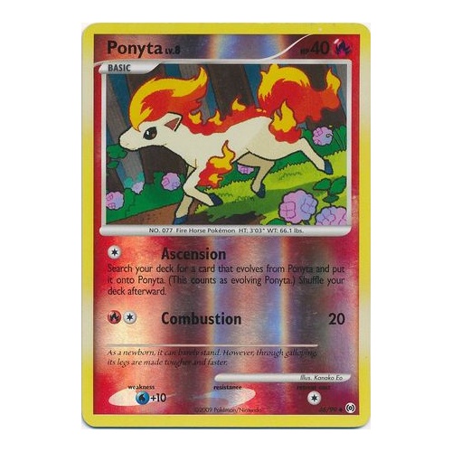 Ponyta 46/99 Platinum Arceus Reverse Holo Uncommon Pokemon Card NEAR MINT TCG
