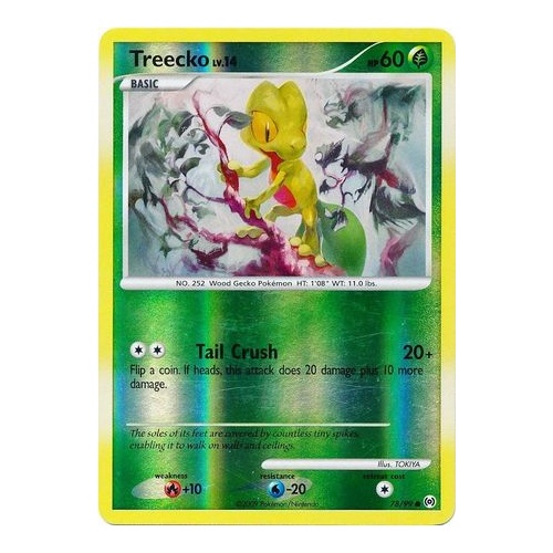 Treecko 78/99 Platinum Arceus Reverse Holo Common Pokemon Card NEAR MINT TCG