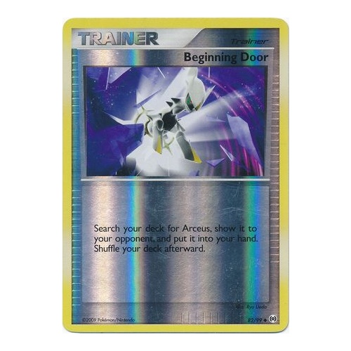 Beginning Door 82/99 Platinum Arceus Reverse Holo Uncommon Trainer Pokemon Card NEAR MINT TCG