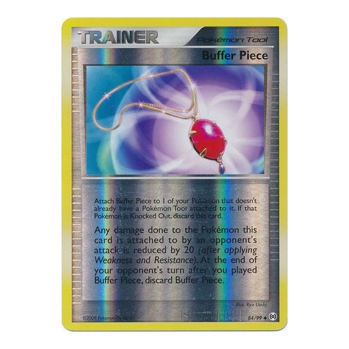 Buffer Piece 84/99 Platinum Arceus Reverse Holo Uncommon Trainer Pokemon Card NEAR MINT TCG