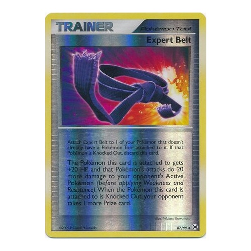 Expert Belt 87/99 Platinum Arceus Reverse Holo Uncommon Trainer Pokemon Card NEAR MINT TCG