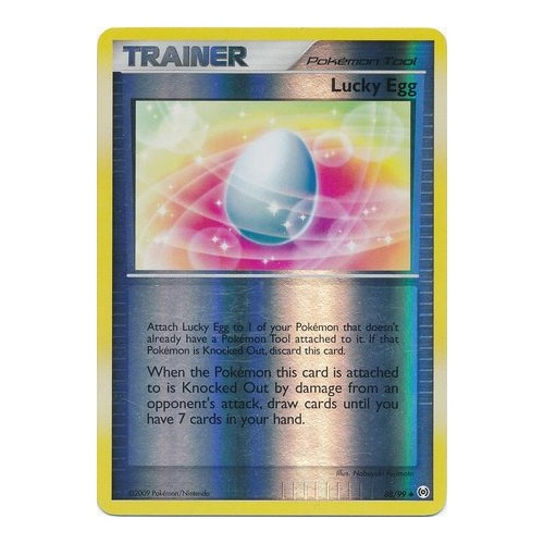 Lucky Egg 88/99 Platinum Arceus Reverse Holo Uncommon Trainer Pokemon Card NEAR MINT TCG