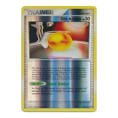 Old Amber 89/99 Platinum Arceus Reverse Holo Uncommon Trainer Pokemon Card NEAR MINT TCG