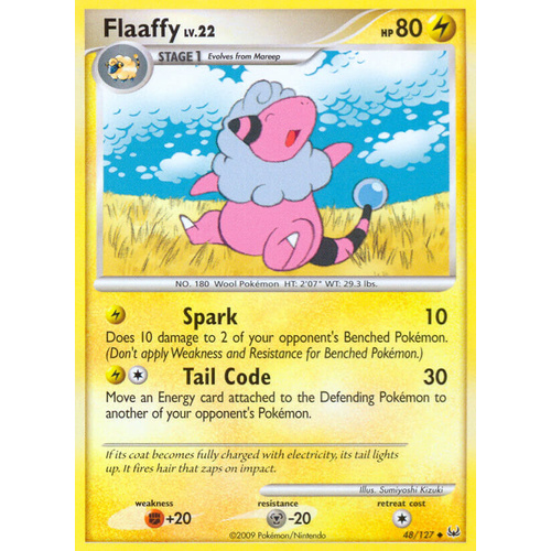 Flaaffy 48/127 Platinum Base Set Uncommon Pokemon Card NEAR MINT TCG