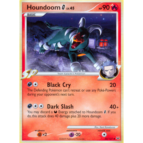 Houndoom G 50/127 Platinum Base Set Uncommon Pokemon Card NEAR MINT TCG