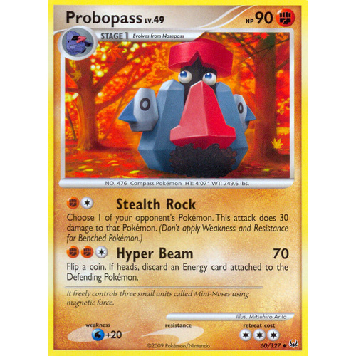 Probopass 60/127 Platinum Base Set Uncommon Pokemon Card NEAR MINT TCG