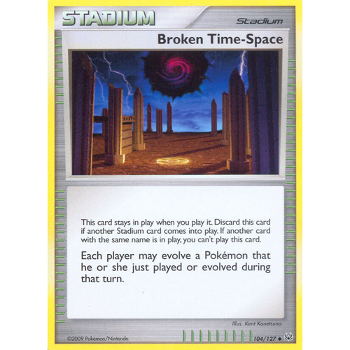 Broken Time-Space 104/127 Platinum Base Set Uncommon Trainer Pokemon Card NEAR MINT TCG