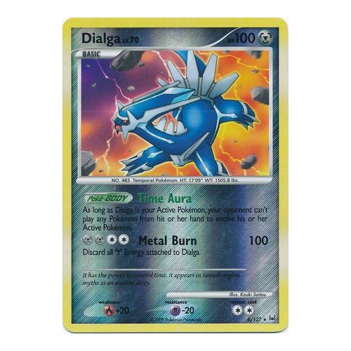 Dialga 6/127 Platinum Base Set Reverse Holo Rare Pokemon Card NEAR MINT TCG