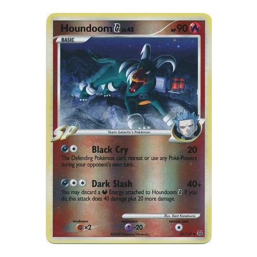 Houndoom G 50/127 Platinum Base Set Reverse Holo Uncommon Pokemon Card NEAR MINT TCG