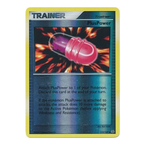 Pluspower 112/127 Platinum Base Set Reverse Holo Uncommon Trainer Pokemon Card NEAR MINT TCG
