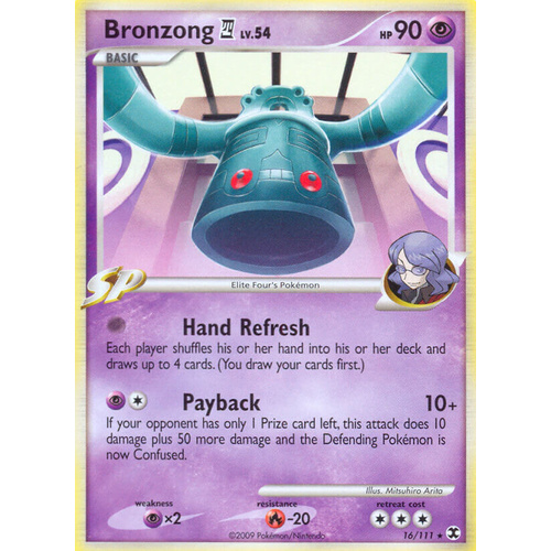 Bronzong 4 16/111 Platinum Rising Rivals Rare Pokemon Card NEAR MINT TCG