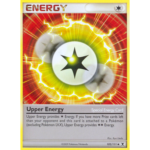 Upper Energy 102/111 Platinum Rising Rivals Pokemon Card NEAR MINT TCG
