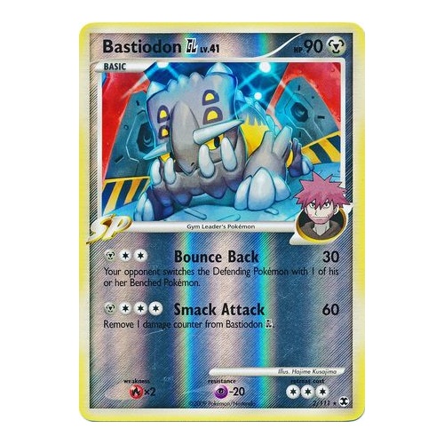 Bastiodon GL 2/111 Platinum Rising Rivals Reverse Holo Rare Pokemon Card NEAR MINT TCG