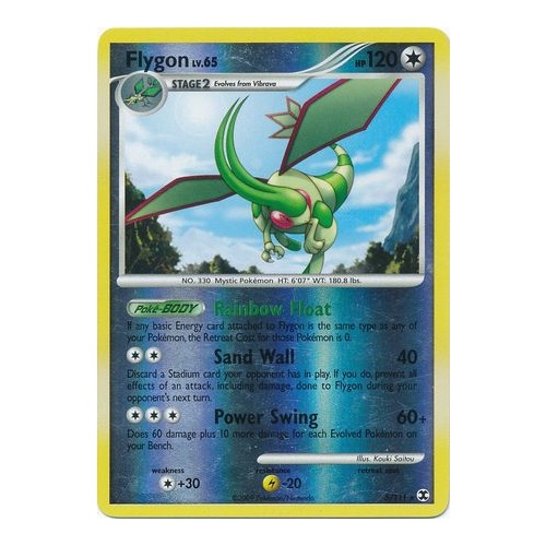 Flygon 5/111 Platinum Rising Rivals Reverse Holo Rare Pokemon Card NEAR MINT TCG