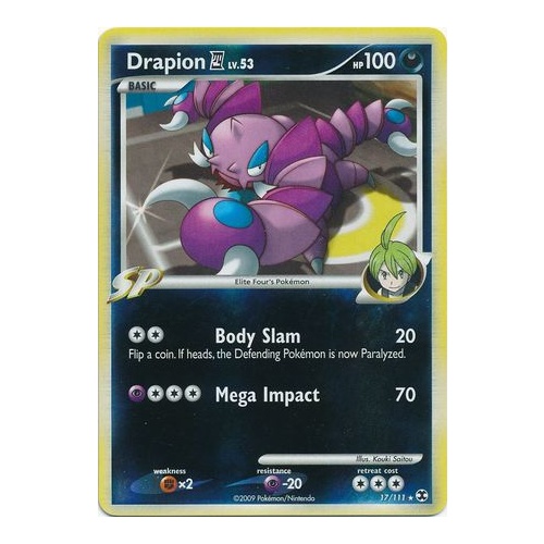 Drapion 4 17/111 Platinum Rising Rivals Reverse Holo Rare Pokemon Card NEAR MINT TCG