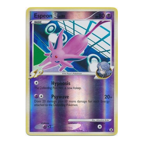 Espeon 4 18/111 Platinum Rising Rivals Reverse Holo Rare Pokemon Card NEAR MINT TCG