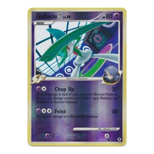 Gallade 4 20/111 Platinum Rising Rivals Reverse Holo Rare Pokemon Card NEAR MINT TCG