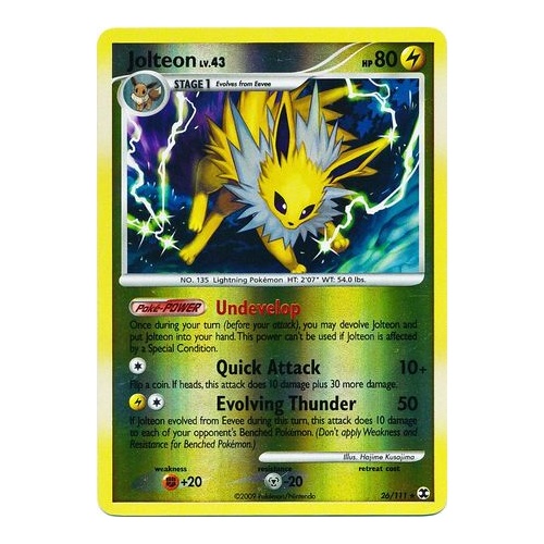 Eevee - Platinum: Rising Rivals Reverse Holo - Pokemon