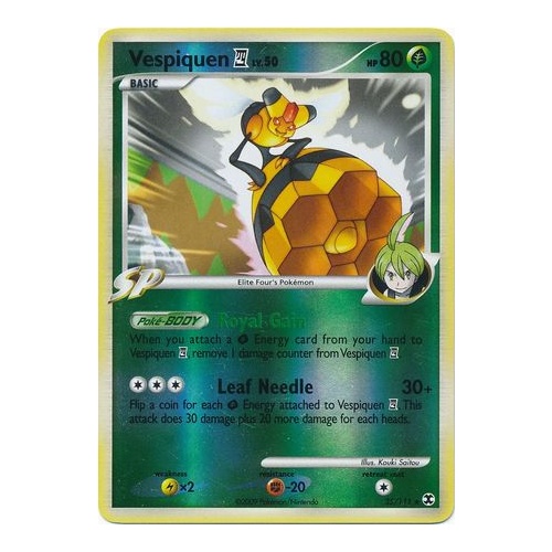 Vespiquen 4 35/111 Platinum Rising Rivals Reverse Holo Rare Pokemon Card NEAR MINT TCG