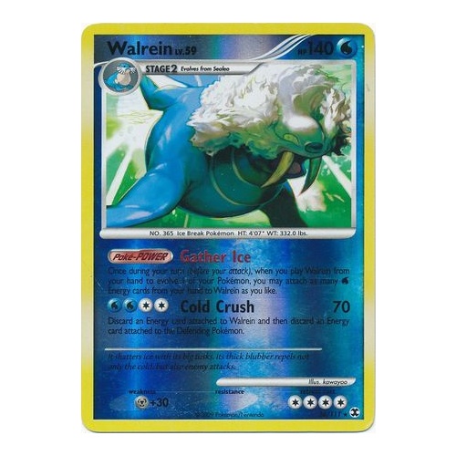 Walrein 36/111 Platinum Rising Rivals Reverse Holo Rare Pokemon Card NEAR MINT TCG