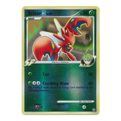 Scizor 4 48/111 Platinum Rising Rivals Reverse Holo Uncommon Pokemon Card NEAR MINT TCG
